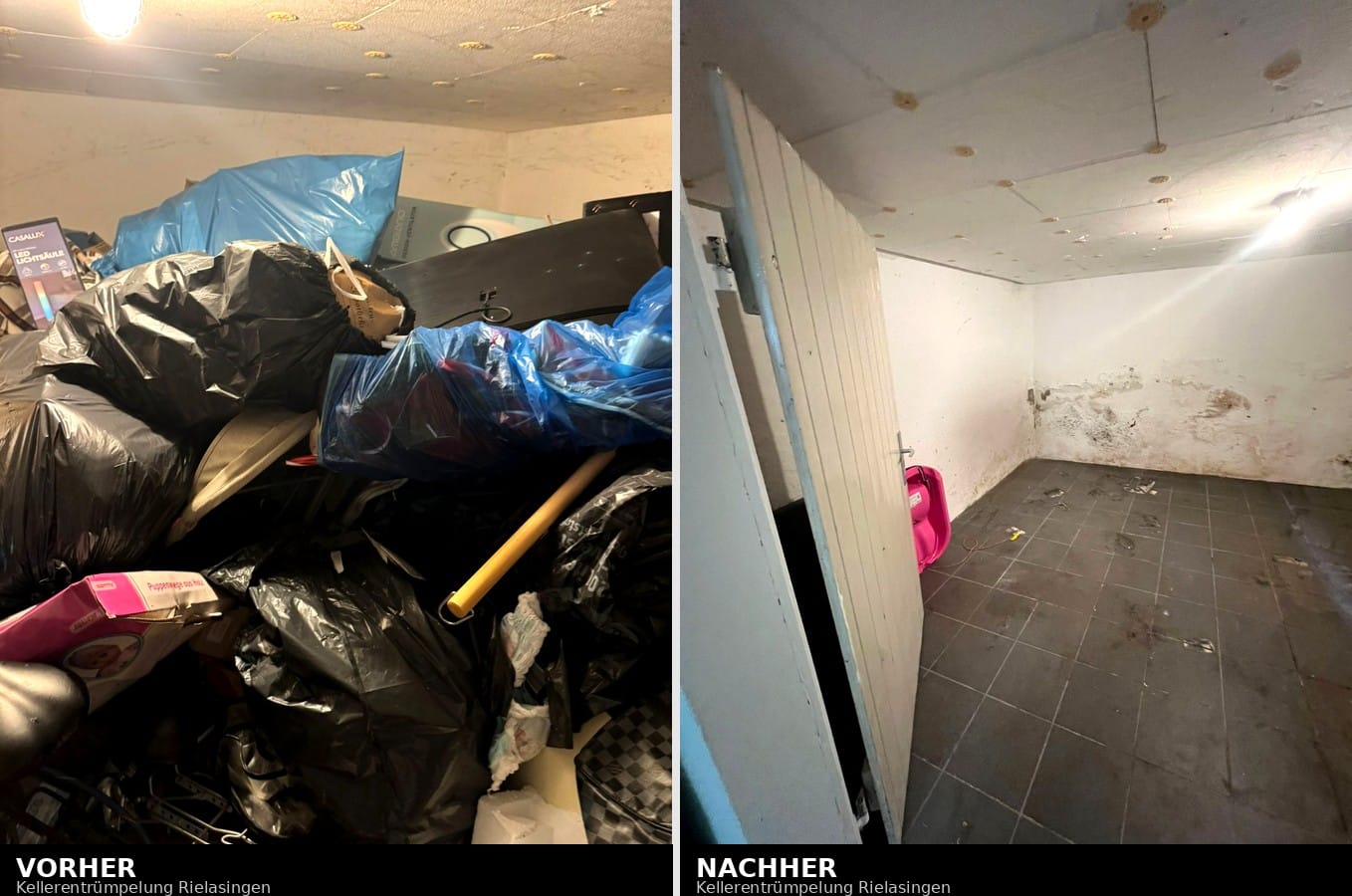 Kellerentrümpelung Rielasingen – Vorher und Nachher, Studenten-Power Bodensee 2026