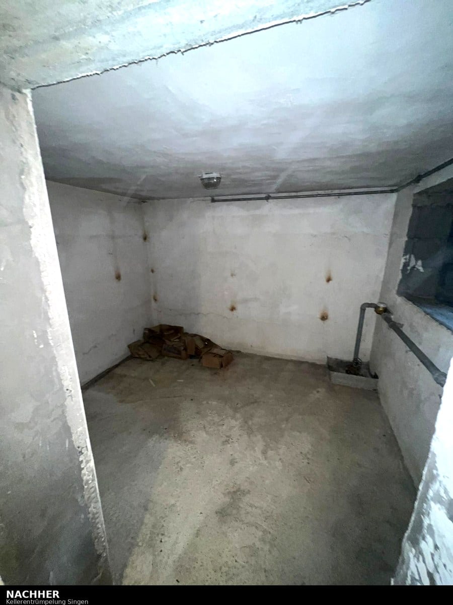 Kellerentrümpelung Singen – geräumter Keller nach dem Einsatz von Studenten-Power Bodensee 2026