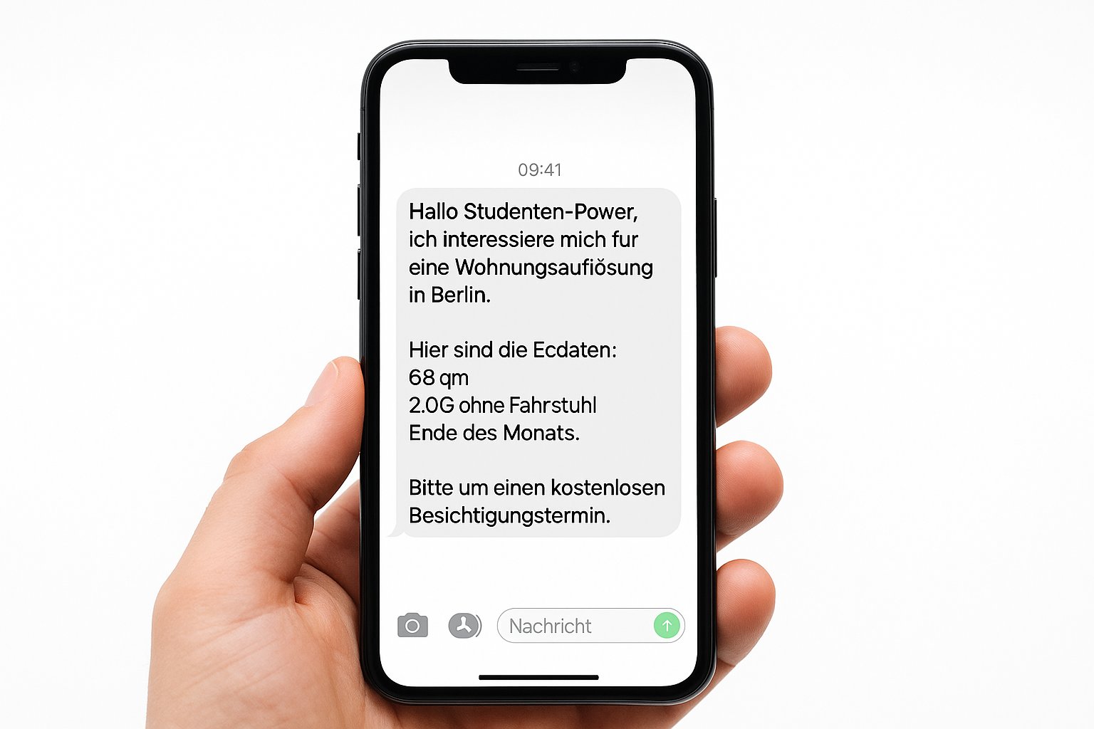 Kostenloses Angebot zur Wohnungsauflösung in Berlin einfach via WhatsApp anfordern Kostenloses Angebot zur Wohnungsauflösung in Berlin einfach via WhatsApp anfordern