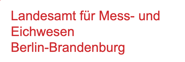 Kunde-Landesamt für Mess- und Eichwesen Berlin-Brandenburg Kunde-Landesamt für Mess- und Eichwesen Berlin-Brandenburg