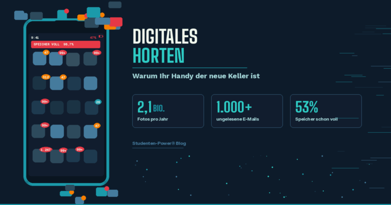 Digitales Horten – Smartphone-Speicher voll wie ein Keller