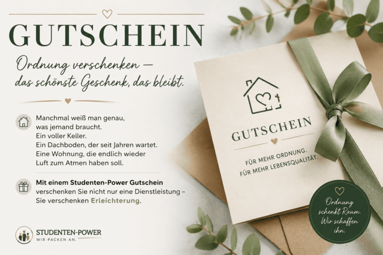 Gutschein für Entrümpelung , Sperrmüllabholung und Haushaltsauflösung